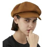 Gajaous Chapeaux Newsboy Classiques, Chapeaux Plateaux Newsboy de Deux Tailles pour Hommes et Femmes, Casquette de Boulangère à la Mode Beret Cap