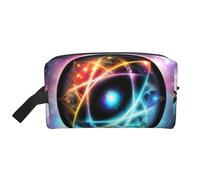 GaJher Grande trousse de maquillage de voyage - Trousse de toilette réutilisable avec imprimé univers merveilleux, organiseur portable pour le maquillage, essentiels quotidiens, blanc, taille unique,