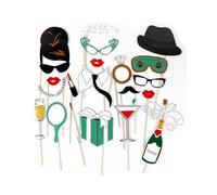 GAJUS 1 Piece Wedding Photo Booth Accessory Set, Party Photo Booth Props, Birthday, Prom, New Year's and Wedding Photo Booth Accessory Set, Fun Photo Props Set for Any Celebration