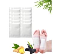 GAJUS 10PCS Patchs Detox Pieds,Élimine Les Toxines,Pieds Anti-stress,Principes Actifs Naturels,Patch De Pied Pour Enlever Les Toxines Du Corps Améliorer La Circulation,Améliorer Le Sommeil