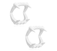 GAJUS 2PCS Crocs de vampire pour garçons et filles - 2 Crocs de vampire pour enfants - Crocs de Dracula, à suspendre - Crocs vampire pour Halloween et Carnaval, robustes et sûrs, paquet de 2, moyen