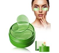 GAJUS Patch Yeux Collagene et Acide Hyaluronique, 60 Pcs patch anti cernes, patch aloe vera yeux a Éclaircir cernes sous les yeux, reutilisable patchs pour les yeux contre Poches Puffiness, Rides