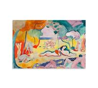 GAJUST Matisse The Joy Of Life Poster Le Bonheur De Vivre (Joie de Vie) peint par Henri Matisse en 1905, Impression sur toile, sans cadre, 30 x 45 cm
