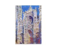 GAJUST Poster de la cathédrale de Rouen de Monet peint par Claude Monet en 1894, sans cadre, 50 x 75 cm