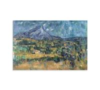 GAJUST Poster Mont Sainte Victoire peint par Paul Cezanne Circa 1905, sans cadre, 50 x 75 cm