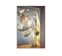 GAJUST Poster Salvador Dali Jeune Vierge autosodomisée par les cornes de sa propre chasteté - Peinture surréaliste - Impression sur toile - Sans cadre - 40 x 60 cm