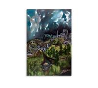 GAJUST Poster Vue de Tolède El Greco Vue de Tolède peinte par El Greco Circa 1600, impression sur toile ; sans cadre ; 40 x 60 cm
