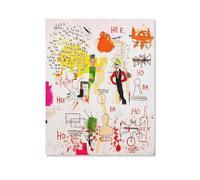 GAJUYL Jean-Michel Basquiat Poster Riddle Me This, Batman Graffiti Art Series Poster Street Art Impression sur toile Peinture décorative sans cadre 40 x 50 cm