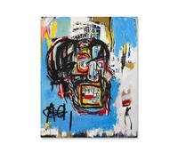GAJUYL Jean-Michel Basquiat Tête d'affiche (3) Graffiti Art Series Poster Street Art Impression sur toile Peinture décorative sans cadre 28 x 35 cm