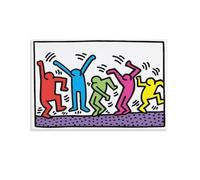 GAJUYL Keith Haring Poster Pop Art sans titre (danse) - Impression sur toile - Décoration d'intérieur - Sans cadre - 50 x 75 cm