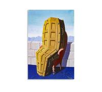 GAJUYL Poster Surréaliste René Magritte, 1949, peinture décorative sur toile, sans cadre, 30 x 45 cm