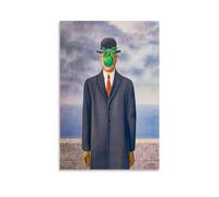 GAJUYL Poster surréaliste René Magritte Le fils de l'homme 1964, peinture décorative sur toile, sans cadre, 40 x 60 cm