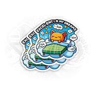 GAKI store Autocollants Kindle Excel-Lent in My Dream (1 pièce, 6,3 cm) pour décorer ordinateurs portables, albums, bouteilles d'eau - Comprend lecture, esthétique, livre, accessoires Kindle -