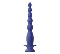 gakuane Perles Anales, Plug Vibrant avec 10 Vibrations & 5 Perles, Anal Beads, Vibromasseur Anal, Stimulateur Prostate, Sex Toyspour pour Homme Anus, Bleu foncé
