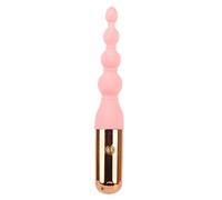 gakuane Perles Anales, Plug Vibrant avec 4 Anal Beads, Vibromasseur Anal avec 10 Modes de Vibration, Stimulateur Prostate, Sex Toyspour pour Homme Anus pour Homme Femme Couples
