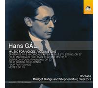 Gal Hans Musique Pour Voix Vol 1