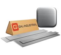 GAL-INDUSTRIAL Barre Plate Aluminium Brossé 40x4 mm - Longueur 80 cm - Profilé alu EN AW-6060 (PA38) - Résistant à la Corrosion - Idéal pour Intérieur, Meuble, Bricolage