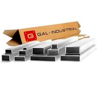 GAL-INDUSTRIAL Profilé Aluminium Tube Carré 60 x 40 x 2 mm Longueur 180 cm | Rectangulaire Carré sur Mesure