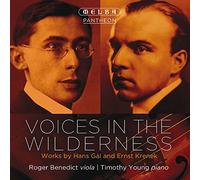 Gál & Krenek : Voices in The Wilderness, Oeuvres pour Alto et Piano