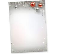 Gala Design Lot de 50 feuilles de papier à lettre de Noël Format A4