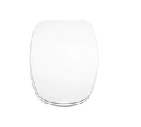 Gala Diana G5134001 Abattant et siège fixe pour toilettes avec kit de fixation et charnières en acier inoxydable Blanc 37,5 x 4,8 x 43,4 cm