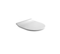 GALA G5166401 Couvercle et Siège Slim Fixe Collection Emma, Finition Blanc (Ref 51664), Urea, 38 x 5 x 43,8 cm
