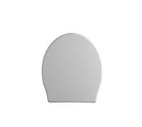 Gala Klea - Abattant de WC avec fermeture amortie, inclut kit de fixation et charnières en acier inoxydable, coloris blanc, dimensions 37.5 x 5 x 43.2 cm - Modèle G5168601