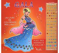 Gala: Un livre de coloriage brillant avec des diamants à coller !