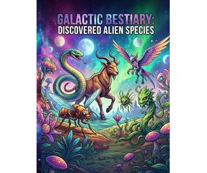 Galactic Bestiary: Discovered Alien Species Coloring Book: 20 Unique Extraterrestrial Creatures to Color