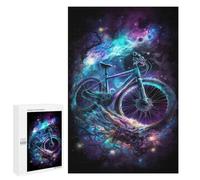 Galactic Bicycle Adventure -1 Jeu D’Assemblage en Bois, 1000 PCS - Cadeau D’Anniversaire De Couple - pour Un Défi Gratifiant Le W nd