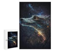 Galactic Crocodile Art Print-20 Puzzle 1000 Pièces Educa Jouet en Bois Cadeau Unique Décoration Intérieure Jeu Éducatif Challenge Toy Adultes Et Enfants À Partir De 14 Ans 1000 PCS