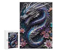 Galactic Dragon Chronicles, 300 PCS Puzzle Décoratif, Cadeau Bien-être pour Adulte, avec Une Image Décorative Une Fois Terminé