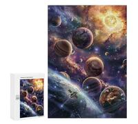 Galactic Exploration Adventure Puzzle 1000 Pièces Educa Jouet en Bois Cadeau Unique Décoration Intérieure Jeu Éducatif Challenge Toy Adultes Et Enfants À Partir De 14 Ans 300 PCS