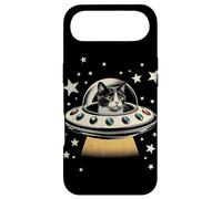 Galactic Feline Commander Quirky Cat Rencontre OVNI Coque pour iPhone Air