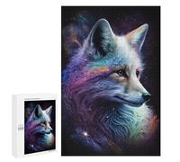 Galactic Fox Art Print Puzzle 1000 Pièces Educa Jouet en Bois Cadeau Unique Décoration Intérieure Jeu Éducatif Challenge Toy Adultes Et Enfants À Partir De 14 Ans 1000 PCS
