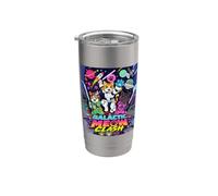 Galactic Funny Clash Space Cats Illustration Graphic Cartoon Gobelet isotherme en acier inoxydable double paroi
