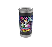 Galactic Funny Clash Space Cats Illustration Graphic Cartoon Gobelet isotherme en acier inoxydable double paroi