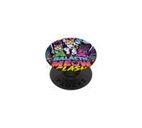Galactic Funny Clash Space Cats Illustration Graphic Cartoon PopSockets PopGrip Adhésif