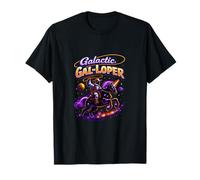 Galactic Gal-Loper Astronaute Cowboy Unicorn Wrangler T-Shirt
