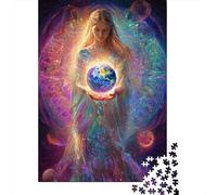 Galactic Guardian Angel Puzzle 1000 Pieces Cadeau Unique Jeu Éducatif Challenge Toy À De Qualité Supérieure Peinture Art pour Adultes Et Enfants À Partir De 12 Ans 52x38cm/1000pcs