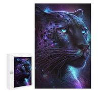 Galactic Leopard Portrait-4 Puzzle 1000 Pièces Educa Jouet en Bois Cadeau Unique Décoration Intérieure Jeu Éducatif Challenge Toy Adultes Et Enfants À Partir De 14 Ans 1000 PCS