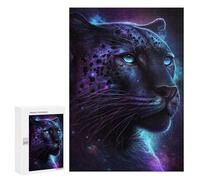 Galactic Leopard Portrait-4 Puzzle 1000 Pièces Educa Jouet en Bois Cadeau Unique Décoration Intérieure Jeu Éducatif Challenge Toy Adultes Et Enfants À Partir De 14 Ans 300 PCS