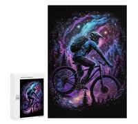 Galactic Mountain Bike Adventure -3 Puzzle 1000 Pièces Educa Jouet en Bois Cadeau Unique Décoration Intérieure Jeu Éducatif Challenge Toy Adultes Et Enfants À Partir De 14 Ans 300 PCS