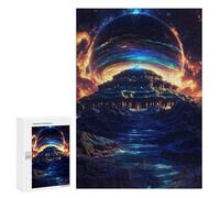 Galactic Portal Fantasy Puzzle 300 Pièces Educa Jouet en Bois Cadeau Unique Décoration Intérieure Jeu Éducatif Challenge Toy Adultes Et Enfants À Partir De 14 Ans 300 PCS
