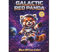 Galactic Red Panda: Blast Off Into Color!: 50 Fun Space & Astronaut Coloring Pages for Kids Ages 4-8 - Cute Red Pandas, Rockets, Planets, and Galaxy Adventures (Outer Space Activity Book)