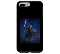 Galactic Samurai Cat on T Rex Coque pour iPhone 7 Plus/8 Plus