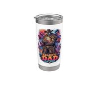 Galactic Space Cowboy Dad Patrol SciFi Western Father's Day Gobelet isotherme en acier inoxydable double paroi