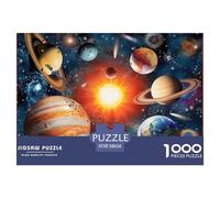 Galactic système Solaire 1000 Pièces Adultes De Puzzle Adultes De Puzzle Décoration D Intérieur Jeu De Créatif Jouets De Jeu Stimulants 38x26cm/1000pcs