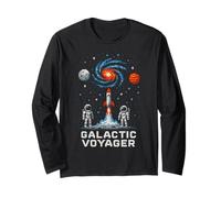 Galactic Voyager Space Explorer Astronomy Homme Manche Longue