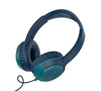 Galakto Casque pour Enfant Bleu foncé pour la Maison, Les déplacements ou Les Voyages, Volume adapté aux Enfants, Excellent Son et câble Textile Robuste, Accessoires